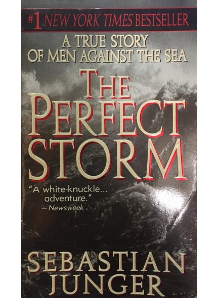 كتاب the perfect storm للمؤلف Sebastian Jumger